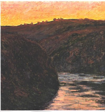 Valley of the Creuse at Sunset by Claude Monet